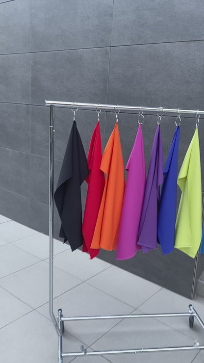 Tela Plana Color Poliéster Spandex Microsarga Olivia