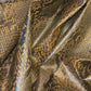 Tela Jersey Punto Poliéster PU Ecocuero Snake