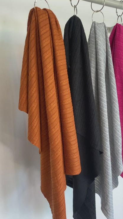 Tela Jersey Punto Poliéster Spandex Canutón Trenzado Oporto